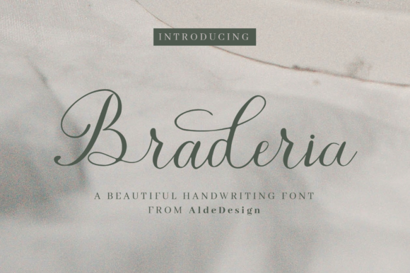 Braderia Script: A Versatile Font for Creative Expression