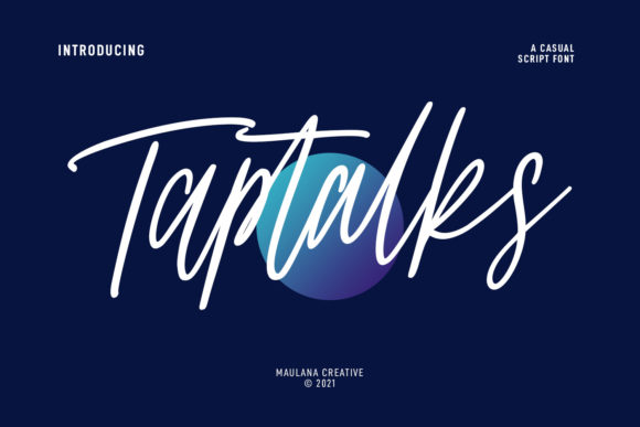 Discover the Power of Taptalks Script: A Fun and Stylish Font for Creative Projects