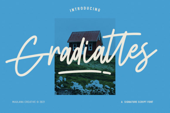 Gradiattes Script: A Timeless Font for Elegant Design