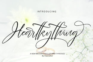 Heartkything Script: A Beautiful Font for Creative Expression