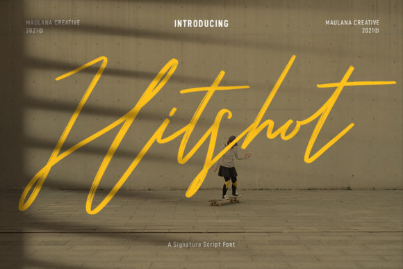 Hitshot Script: A Stylish Font for Creative Projects