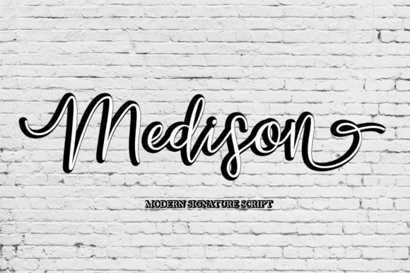 Medison Script: A Luxurious Calligraphy Font for Design Enthusiasts