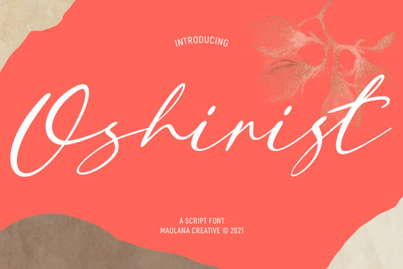 Oshirist Script: A Stylish Handwritten Font for Personalized Designs