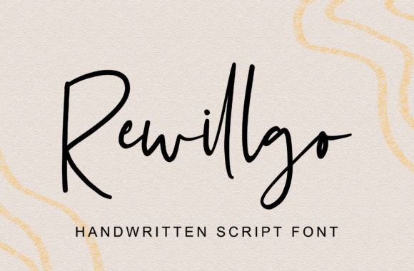 Rewillgo Script: A Unique Handwritten Font for Modern Design