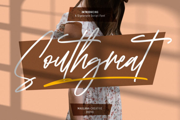 South Great Signature Script: A Timeless Calligraphic Font for Modern Creativity