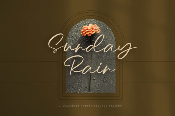 Sunday Rain - Script: A Versatile and Elegant Font for Creative Projects