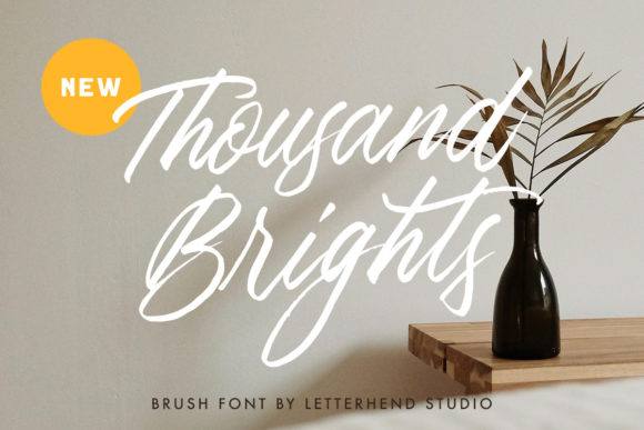 Thousand Brights Script: A Handwritten Font with Personality